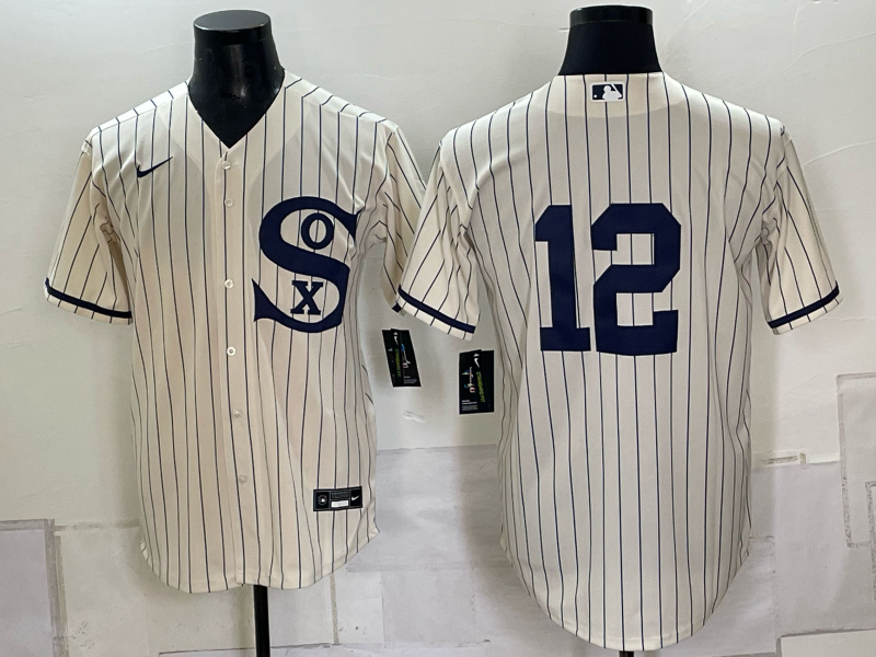 Men Chicago White Sox #12 cream Nike MLB 2026 jersey 0918004